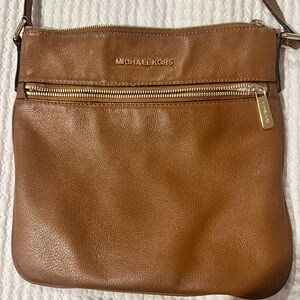 Michael Kors Tan Leather Shoulder Bag